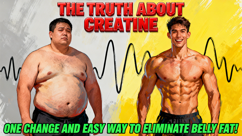 The truth about creatine:One change and easy way to eliminate belly fat!
